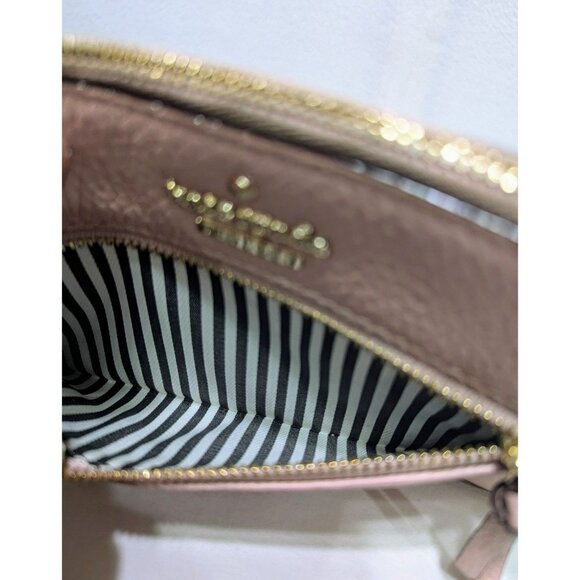 Kate Spade Jackson Street Lancey Wallet Wristlet Pebbled Leather Pink pwru5689 - Picture 7 of 12